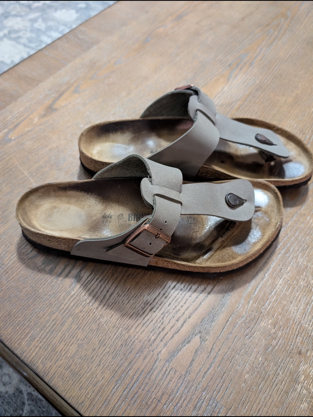 Birkenstock Gizeh Sandals Vegan Size 44 - Picture 3 of 9